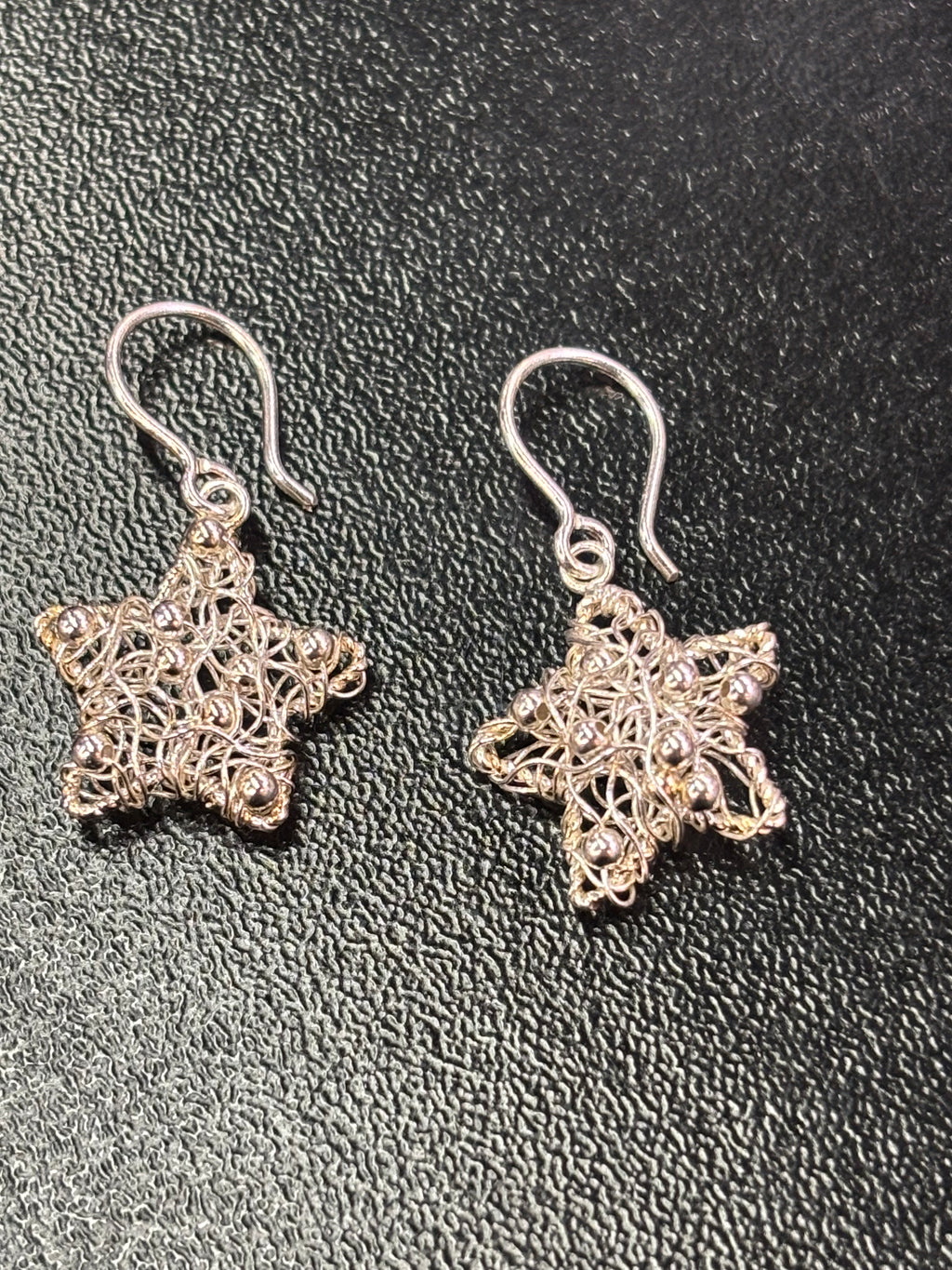925 sterling silver star earrings