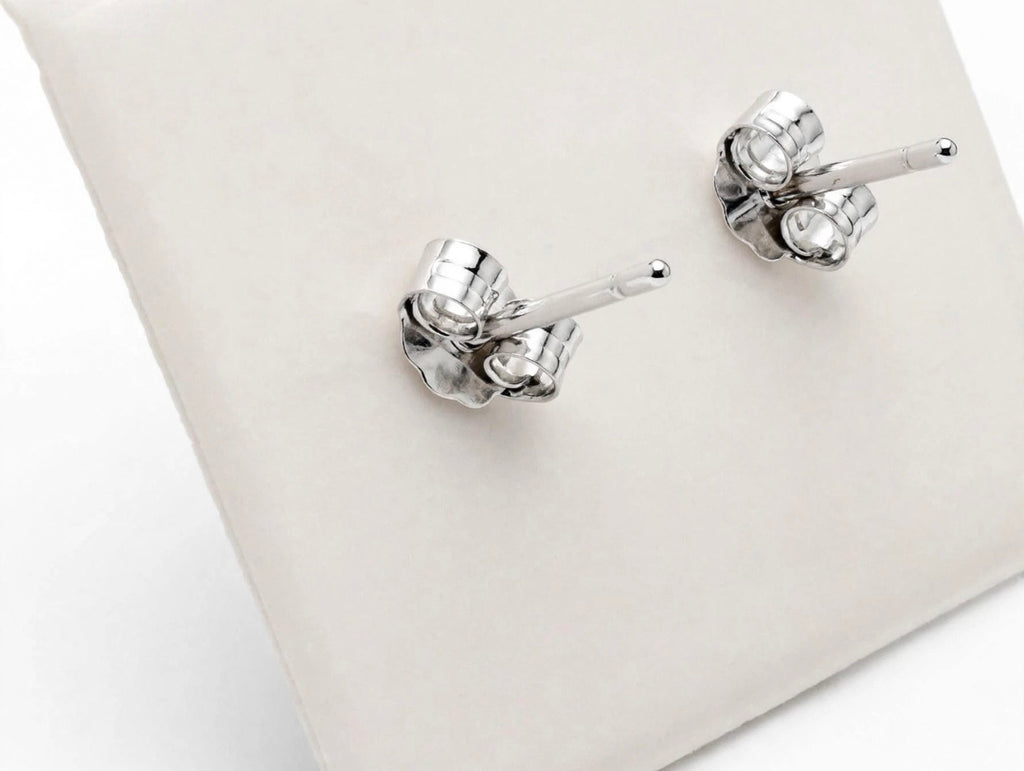 Sterling silver  stud snake earrings