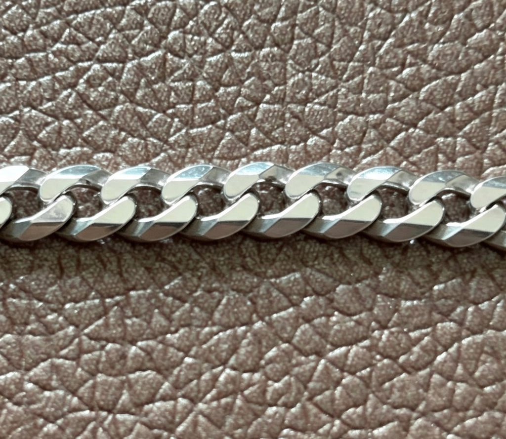925 sterling silver curb bracelet