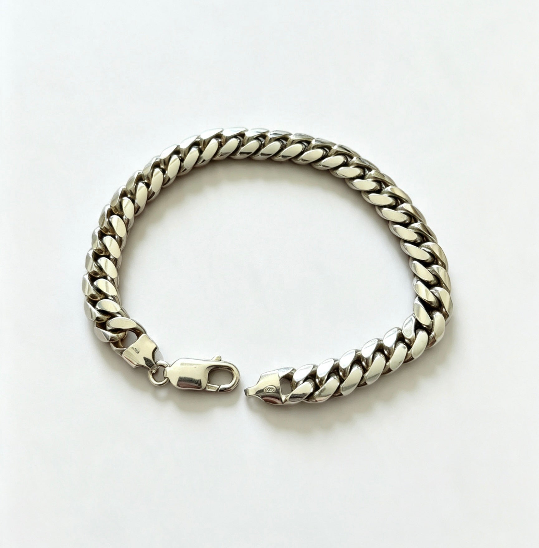 925 gents sterling silver Cuban bracelet