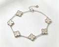 925 sterling silver flower bracelet