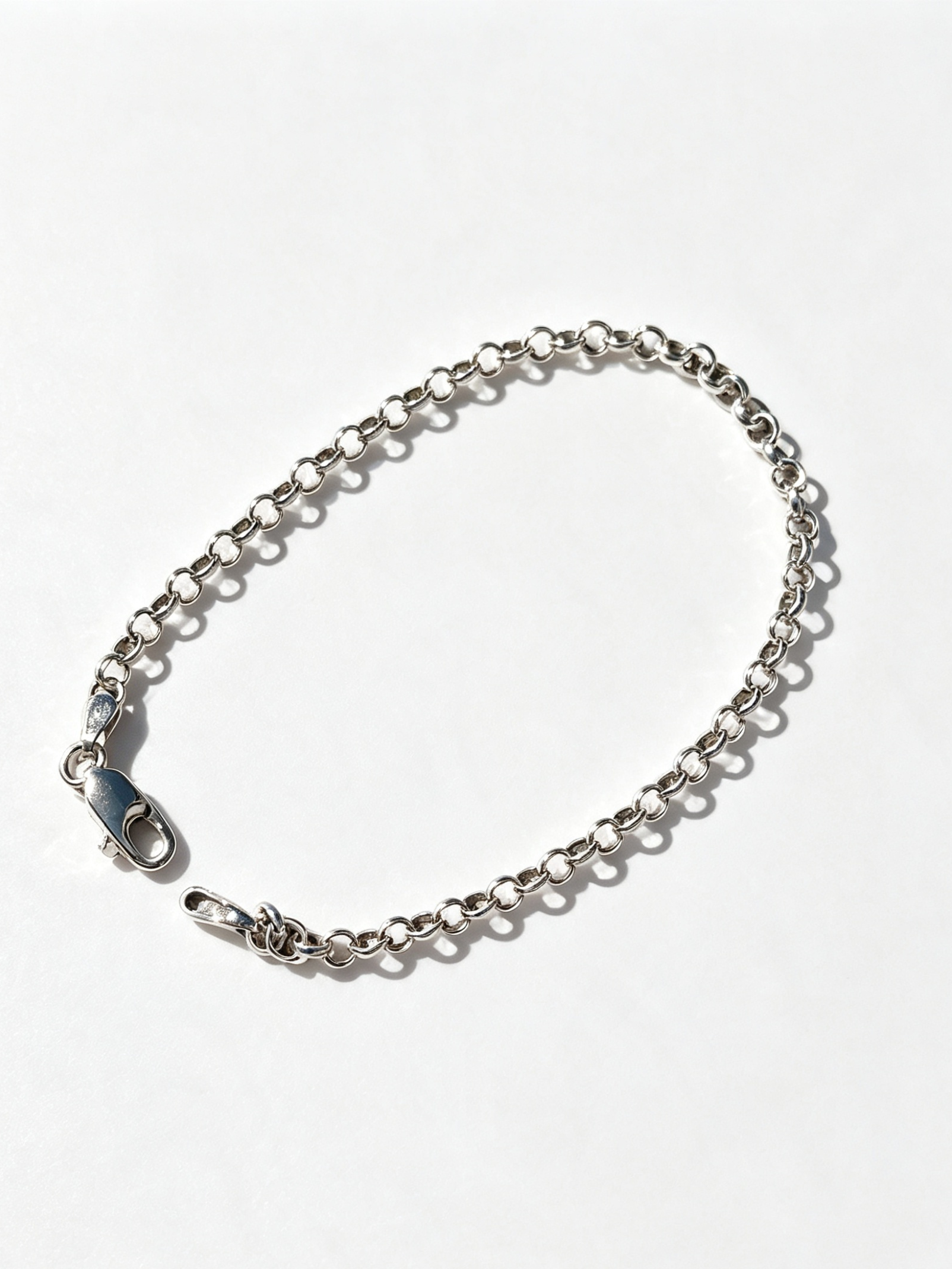 925 sterling silver belcher bracelet