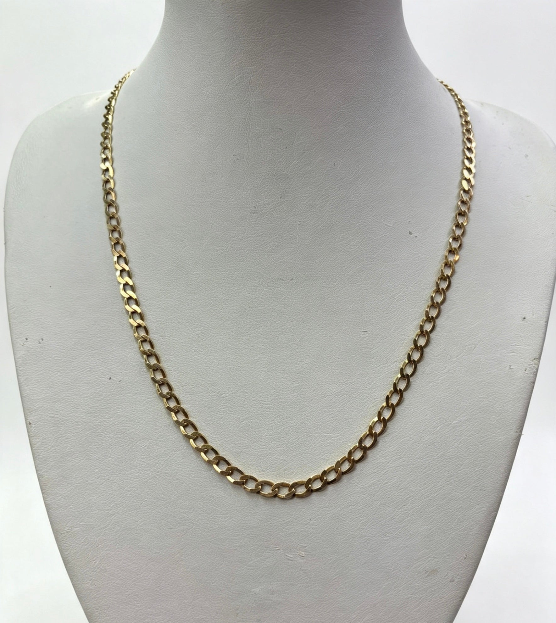 9ct gold 18 inch curb chain