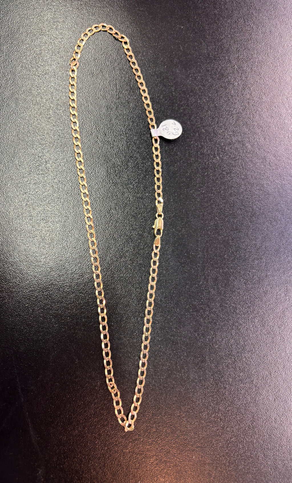 9ct gold 18 inch curb chain