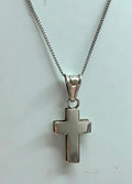 Sterling silver cross & chain
