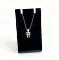 Sterling silver ragdoll necklace