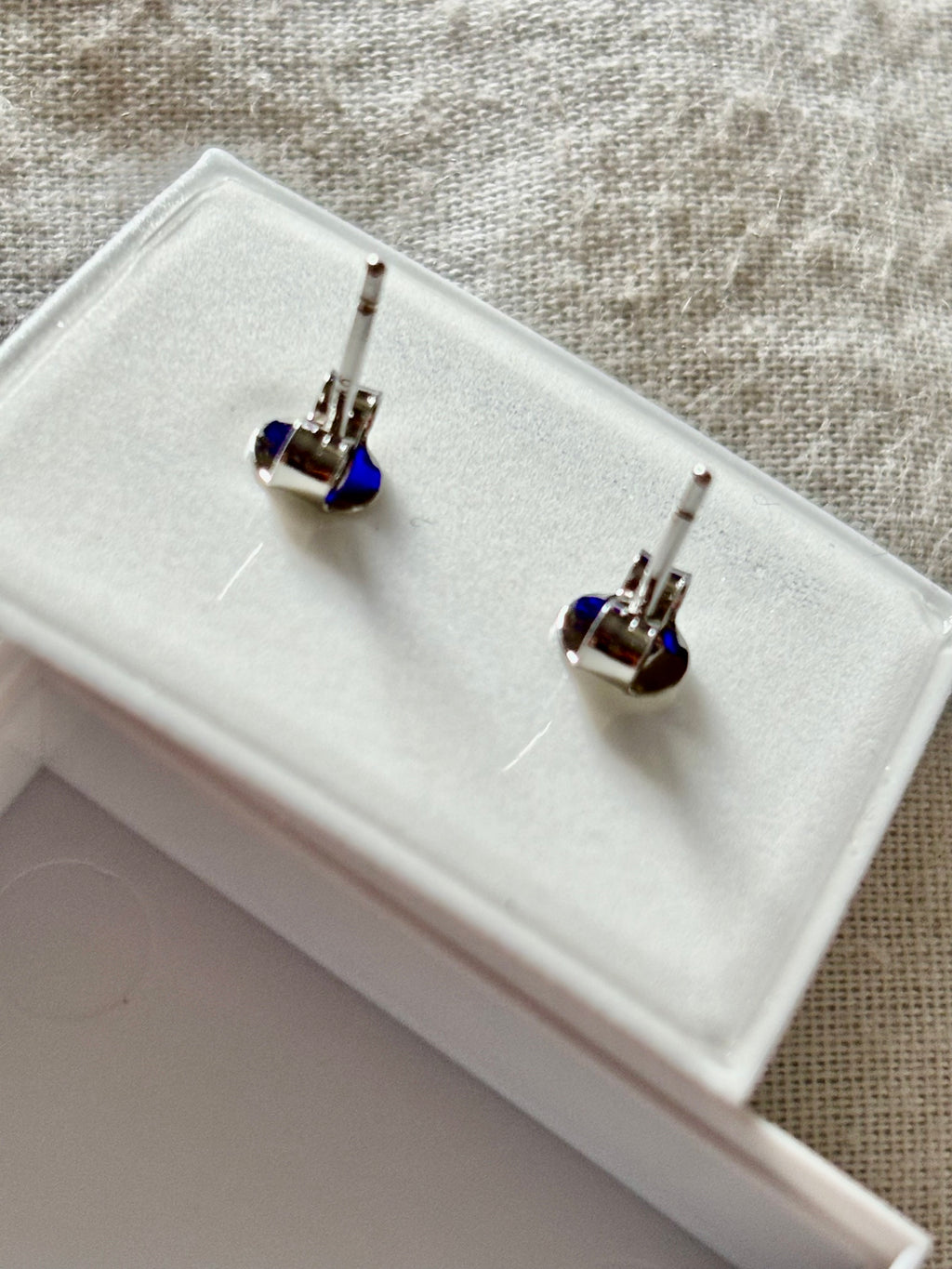 Sterling silver fish earrings