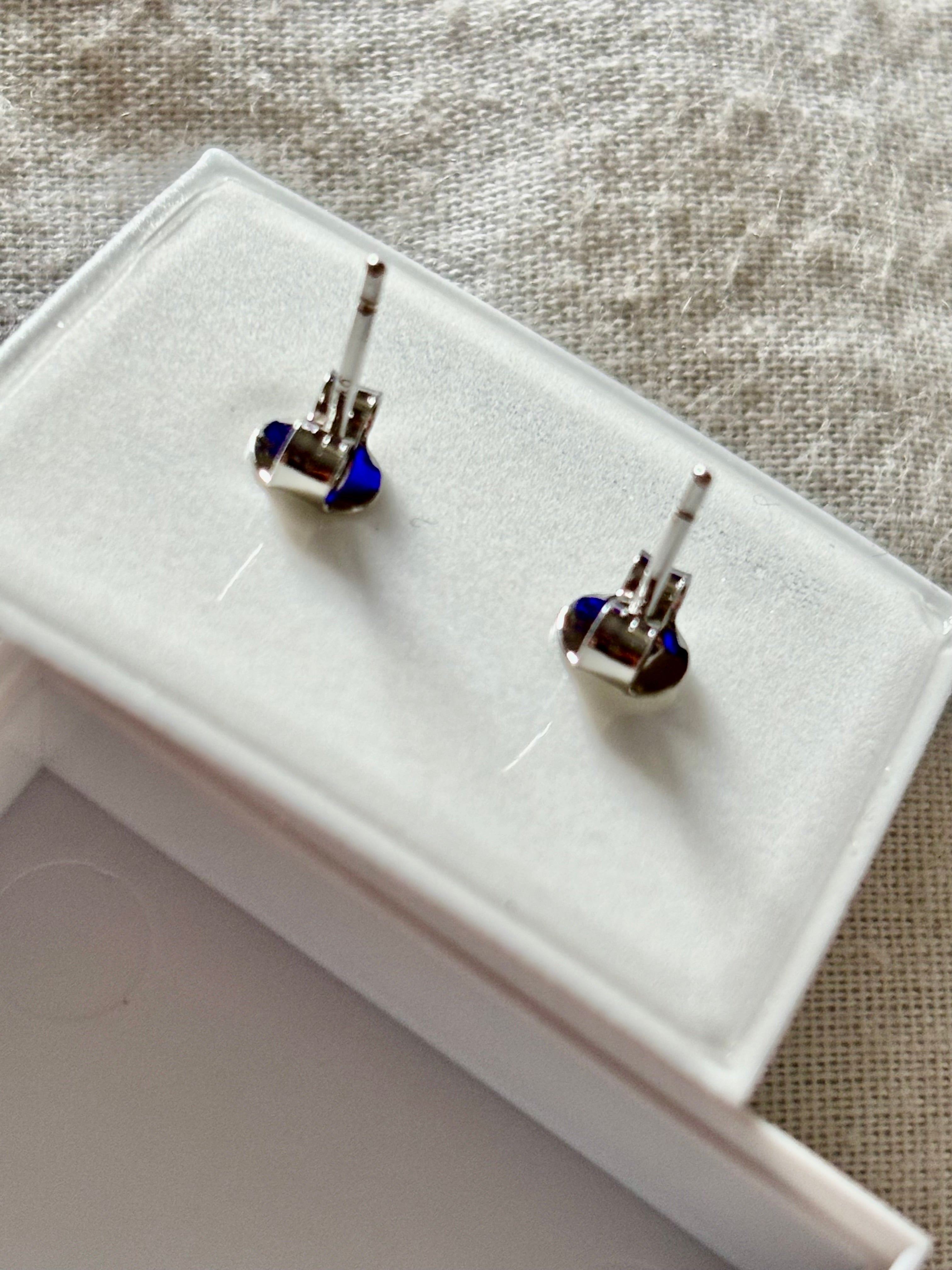 Sterling silver fish earrings