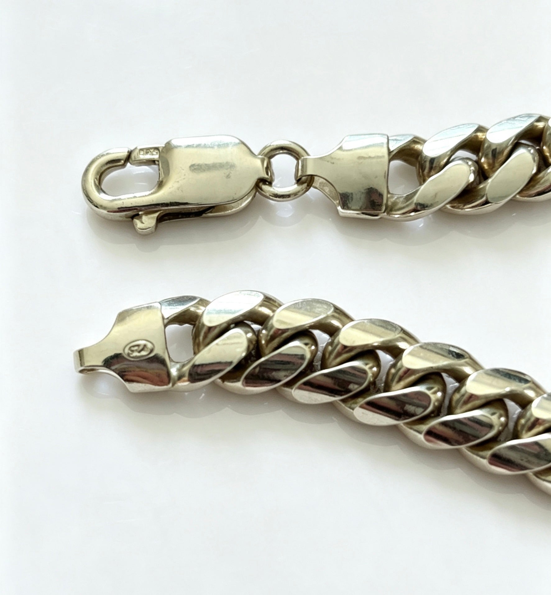 925 gents sterling silver Cuban bracelet