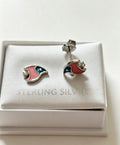 Sterling silver fish earrings