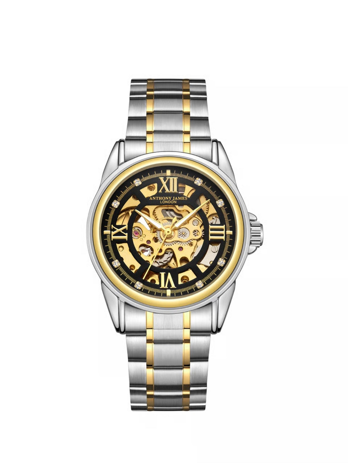 Gents skeleton Anthony James designer watch