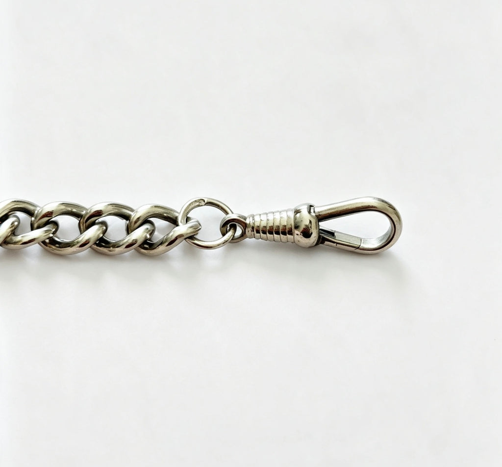 Preowned gents fancy curb bracelet