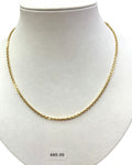 9ct gold thick trace chain new